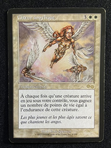 Carte magic rare - carte, choeur