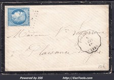 FRANCE N°60A SUR LETTRE GC