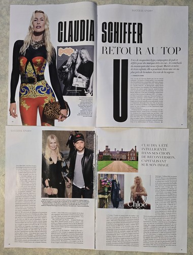 Claudia schiffer lot - lot, presse