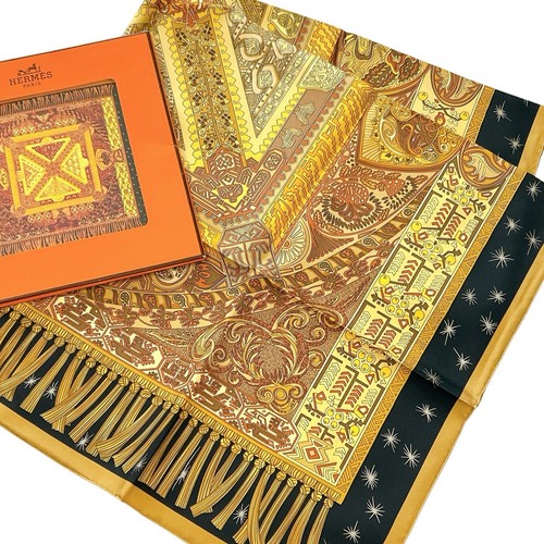 Foulard soie hermes - hermes, carre