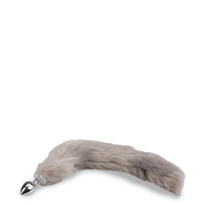 Plug queue de chien fourrure