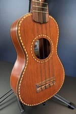Mele Mahogany Soprano with rope inlay