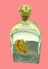 BOUTEILLE  à liqueur ESPAGNE  JEREZ SPAIN  dorures   .