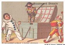 CH-BFP1-0613-CHROMOS - BAZAR DU DEPART - Ils ouvrent la malle il en sort arleq