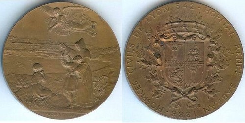 Médaille table lyon 188 - médaille,