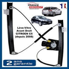 LEVE VITRE ELECTRIQUE AVANT DROIT POUR CITROEN C5 III A PARTIR DE 2008