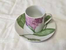 Tasse à café + sous tasse en céramique Maisons du monde déco floral