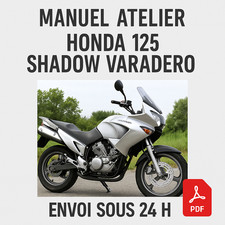 Manuel Atelier Honda 125 Shadow Varadero Revue Technique Moto RMT CD PDF