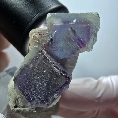 Cube fluorite fantôme - fluorite,