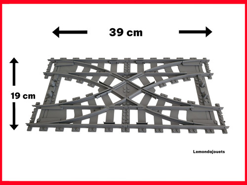 Rail double crossover switch - double,