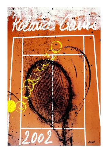 Affiche poster tennis roland - poster,