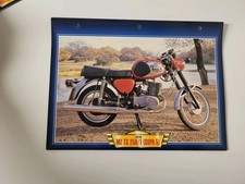 carte Fiche Moto Passion Édition Atlas Mz Ts 250 1978