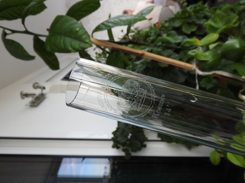 Ancien verre tube cheminee - tube,