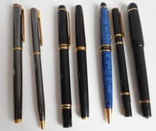 WATERMANS plume Or 18k + WATERMAN plume et bille lot 7 stylos