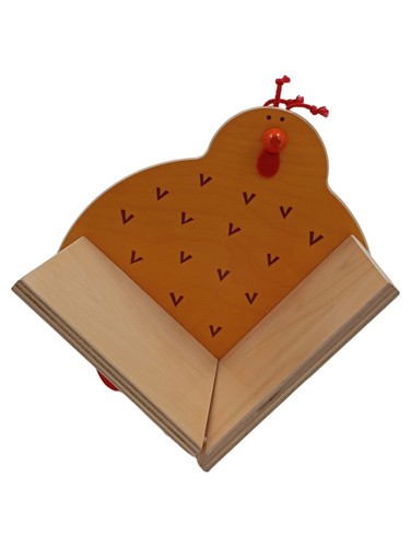 Selecta serre livres coq jaune - serre-livres,