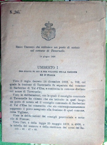 1896 245 décret - 1896/245, royal