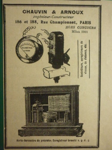 1909 pub chauvin - pub, arnoux