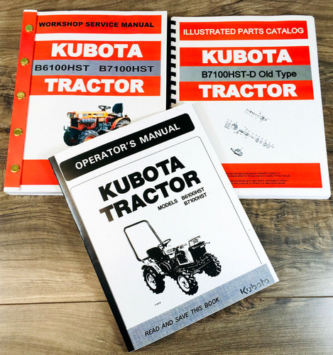 Kubota b7100hst old - old, type