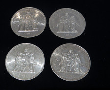 Lot de 4 pièces de 50 FRANCS