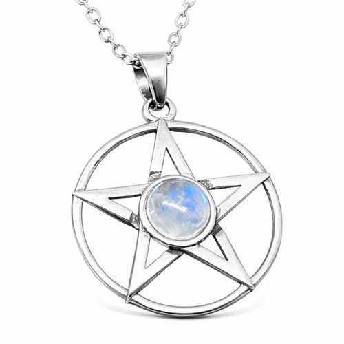 Collier pendentif pentacle