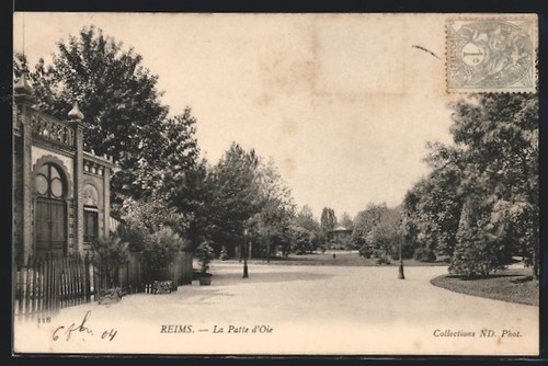 Cpa reims patte oie - cpa, reims,