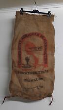 Ancien Sac En Toile De Jute