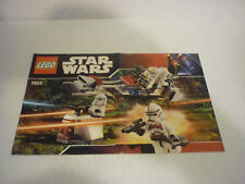 Lego Star Wars 7655 NOTICE SEULE 2007 VOIR DESCRIPTION