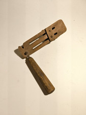 Ancien compas à tracer pour le cuir – Outil artisanal vintage