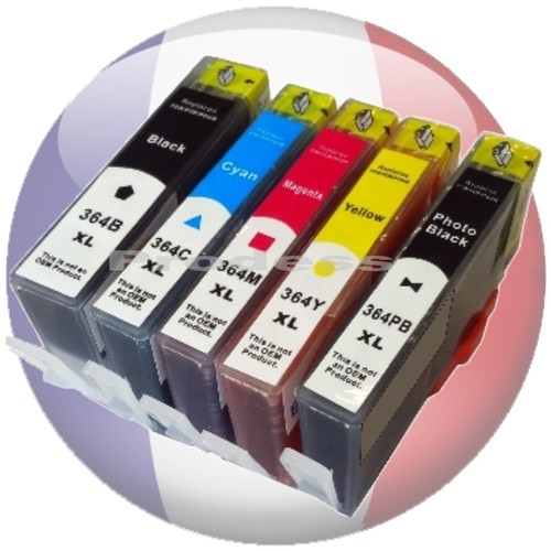 Cartouches compatible 364 - compatible, hp