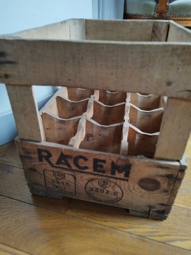 Ancienne caisse bois casier - , 12