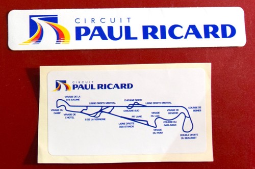 Autocollants circuit paul - autocollants,