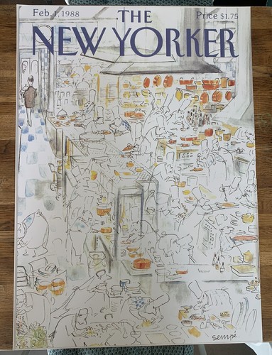Sempé affiche new yorker feb - new, yorker.feb