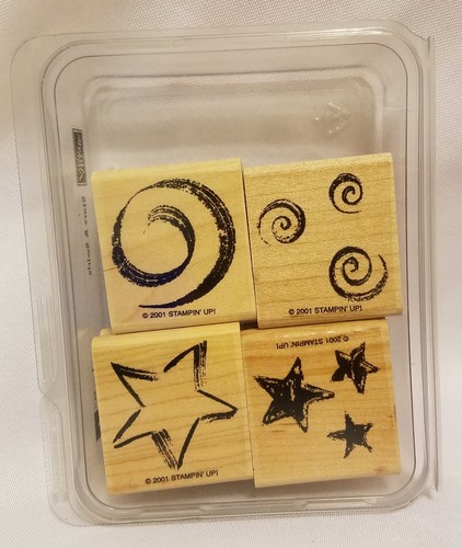 Stampin stars and swirls - "stars,