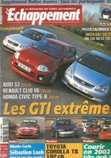 ECHAPPEMENT N°414 AUDI S3 / CLIO V6 / CIVIC TYPE R / GOLF GTI/TDI / COROLLA TS
