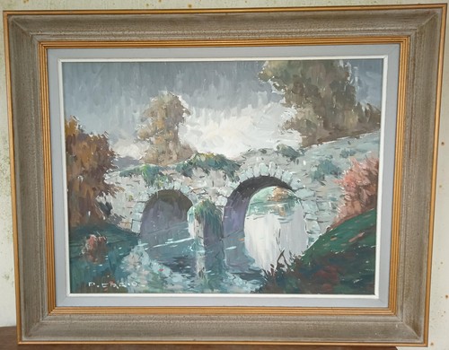 Pierre cario huile - pierre, sur