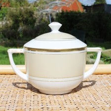 Sucrier en porcelaine Guy Degrenne modèle Circa Or