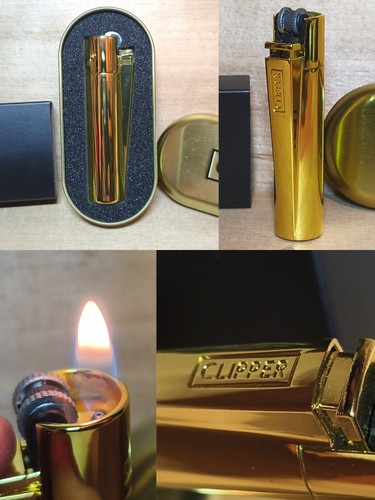 Briquet clipper metal pierre - briquet,