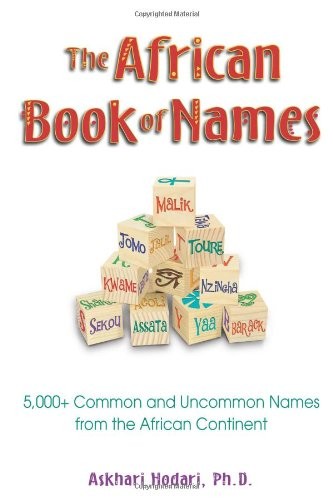 The african book names - the,
