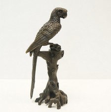 Statue Sculpture Perroquet Oiseau Animalier Style Art Deco Style Art Nouveau Bro