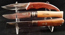 Présentoir plexi pour 3 couteaux C3