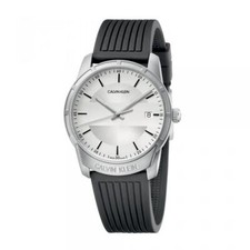 Montre Homme CK CALVIN KLEIN EVIDENCE K8R111D6 Silicone Noir SWISS MADE
