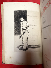 Edition Originale - HUYSMANS - Croquis Parisiens. 1880. Forain et Raffaelli.