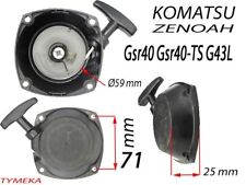 lanceur demarreur debroussailleuse piece adaptable KOMATSU ZENOHA G43L GRS40 TS