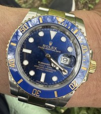 Rolex Submariner Or et acier 116613 LB très bon état