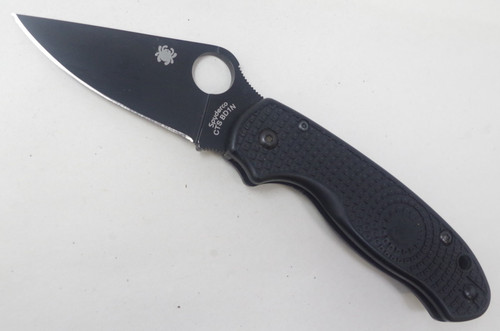 Black spyderco para - black, lockback
