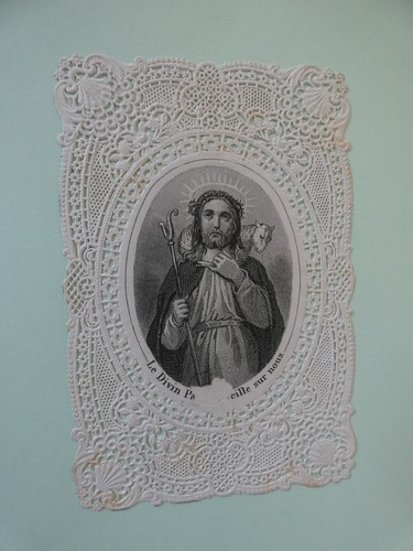 Image pieuse canivet dentelle - ,