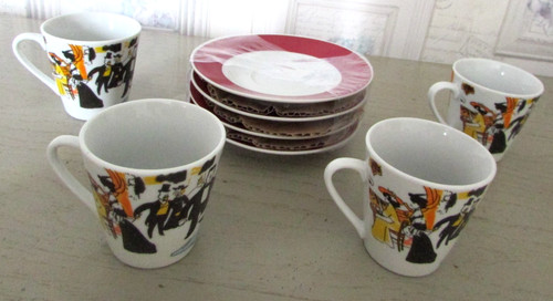 Ensemble tasses 4 - 4, +