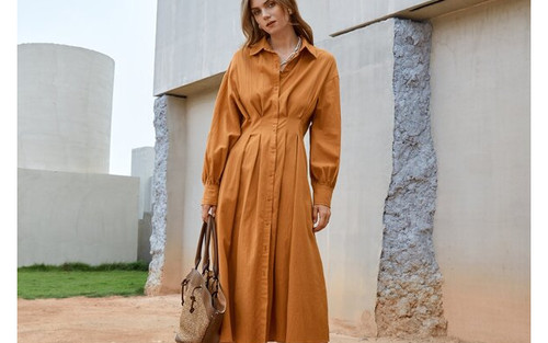 Très jolie robe chemise 100 - , %