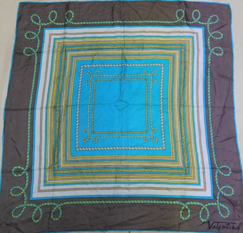 Foulard vintage femme soie - vintage,