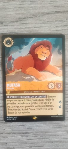 Lorcana mufasa 204 - mufasa, 14/204-fr-2